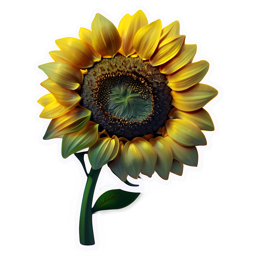 Sunflower Sticker Transparent Png Jhp