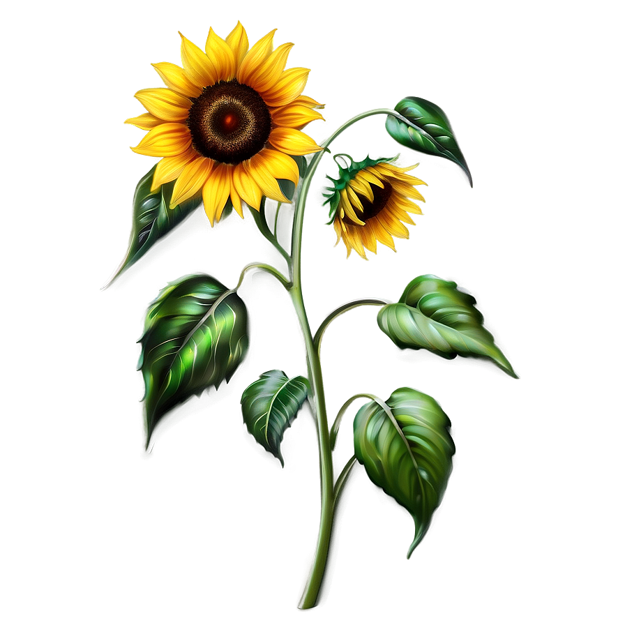 Sunflower Tattoo Design Png Xoo