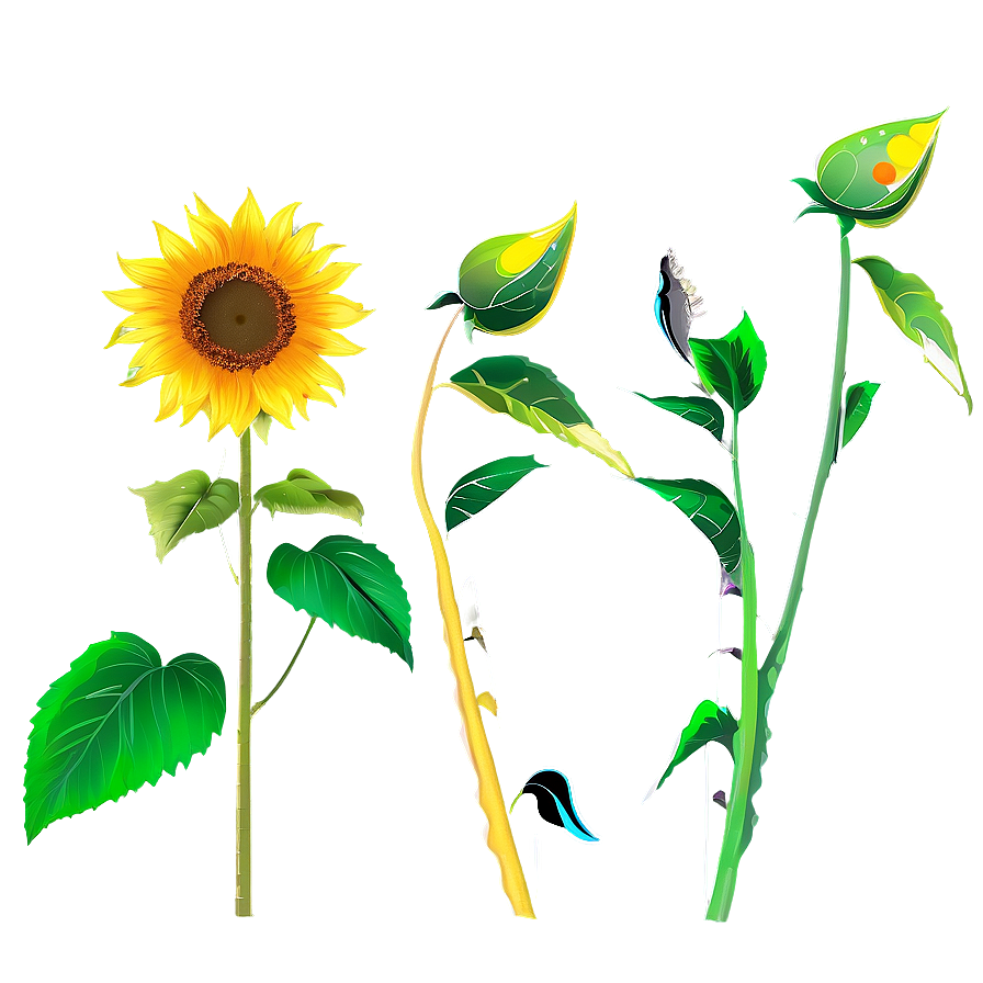 Sunflower Transparent Background Png Jgw