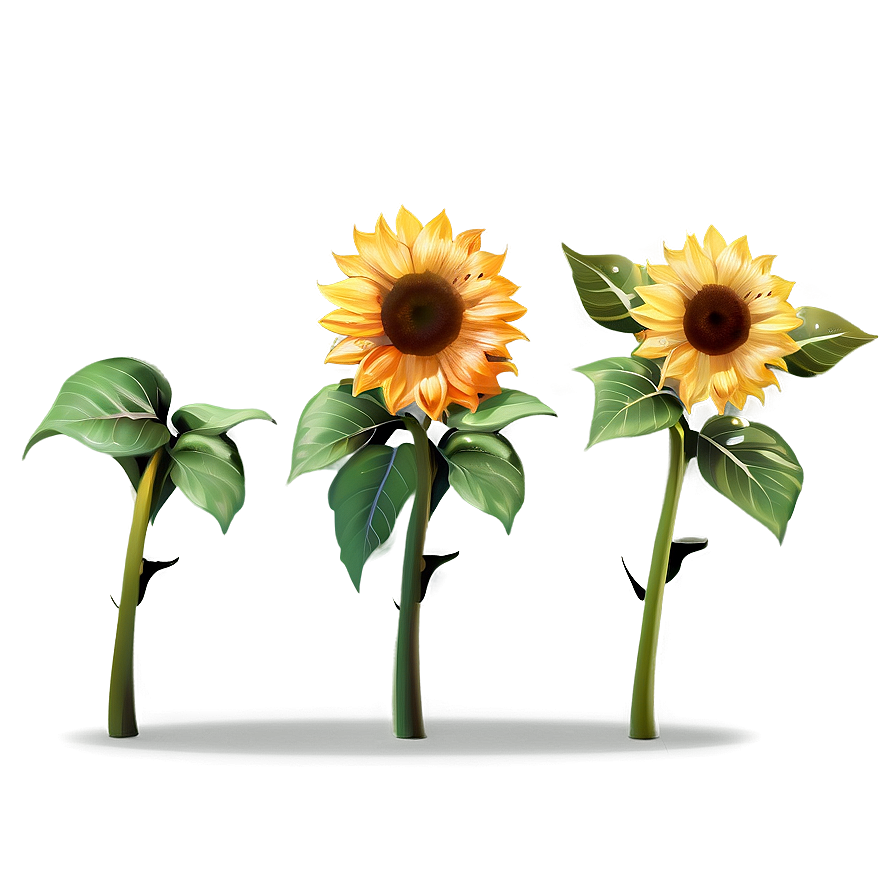 Sunflower Transparent Festive Png 34