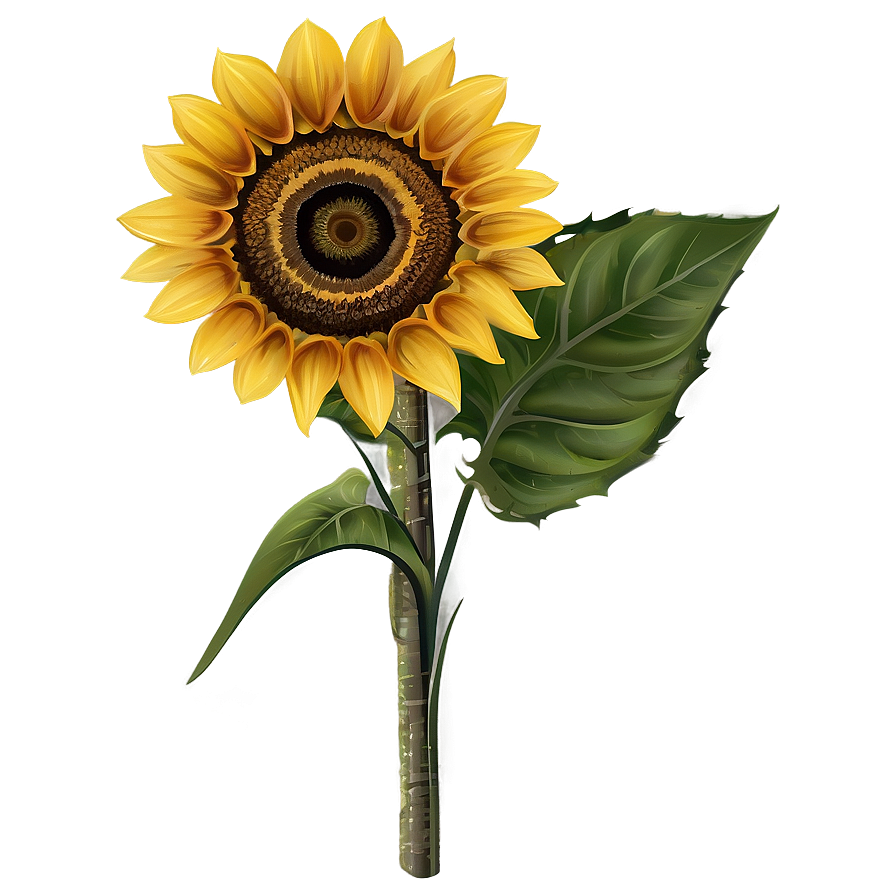 Sunflower Transparent Print Png 05262024