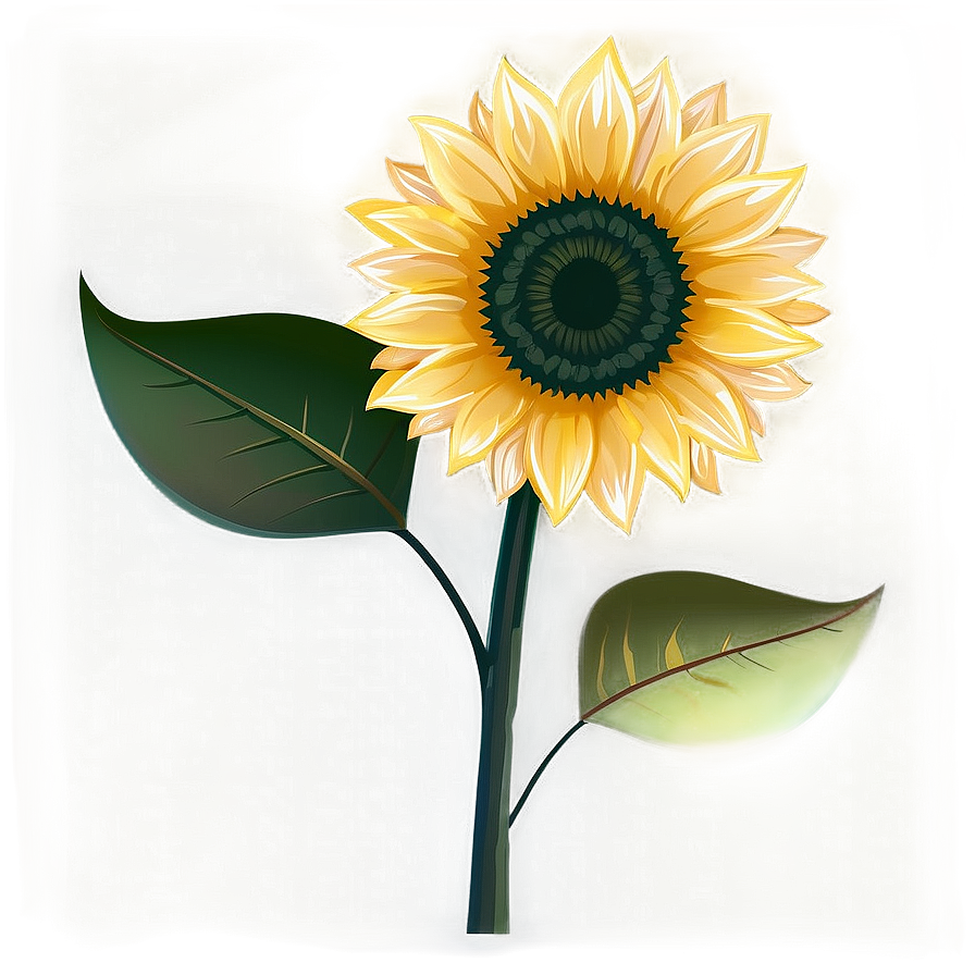 Sunflower Vector Transparent PNG 3 PNG image with a transparent background, free high-resolution download