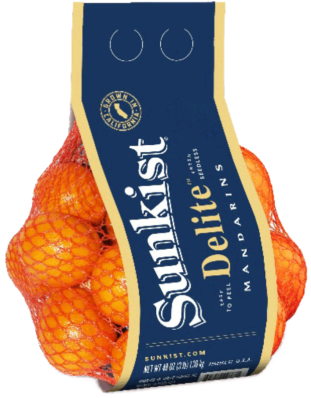 Sunkist Delite Mandarins Packaging