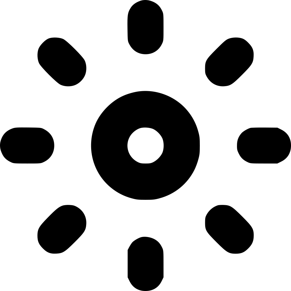 Sunlight Icon Graphic PNG with transparent background