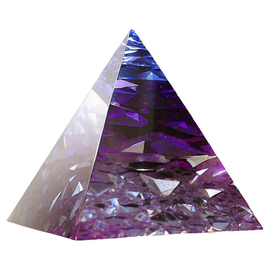 Sunlit Crystal Pyramid Png Ovw