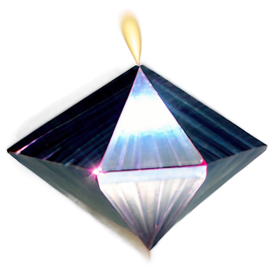 Sunlit Crystal Pyramid Png Stj41