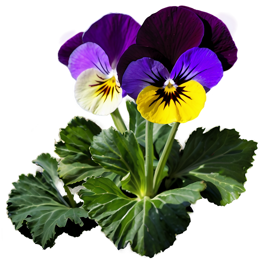 Sunlit Pansy Png 43