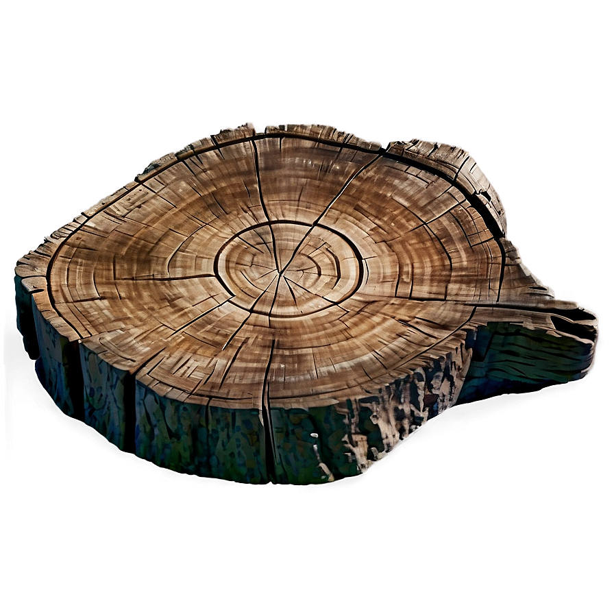 Sunlit Tree Stump Png 93