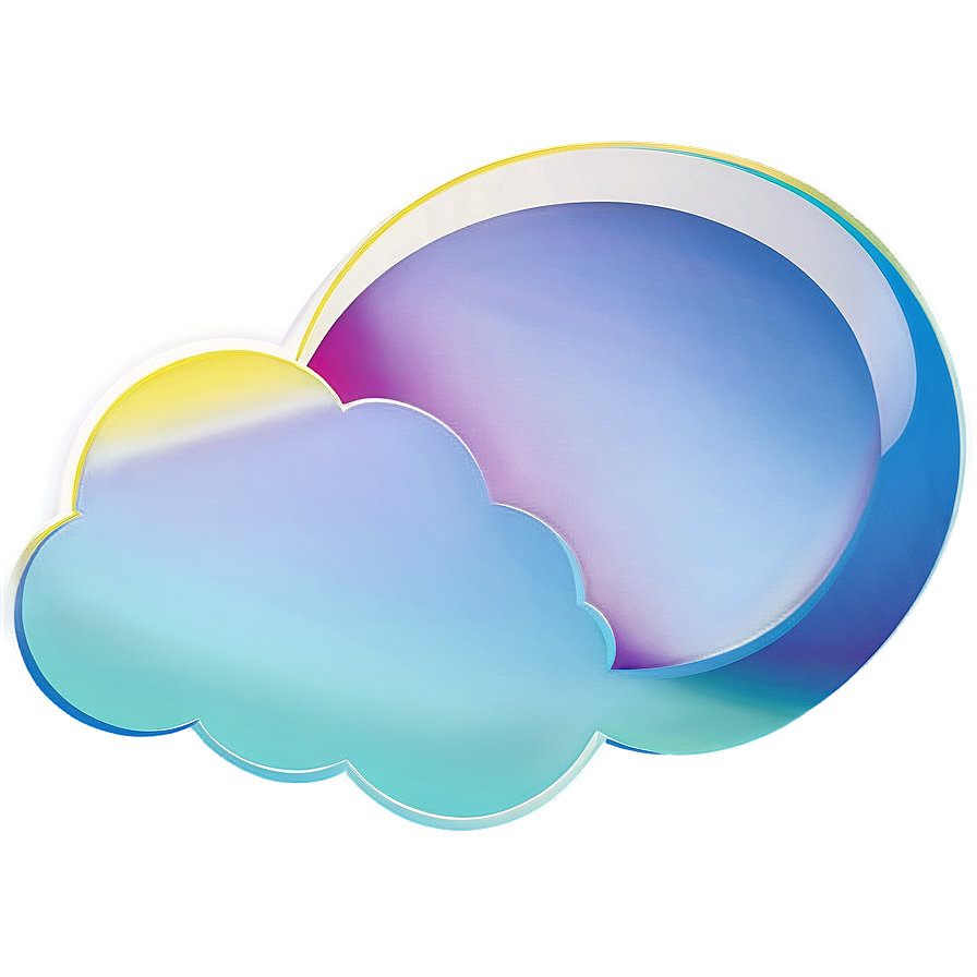 Sunny Cloud Vector Icon Png Qrf