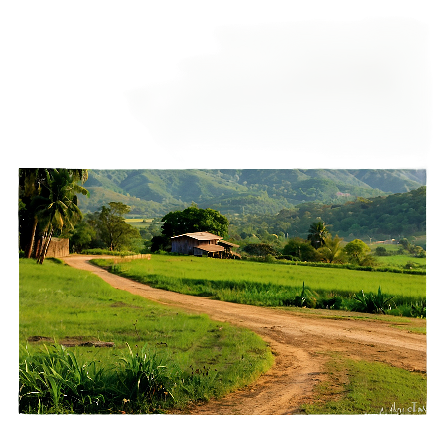Sunny Countryside View PNG auw89 PNG image with a transparent background, free high-resolution download