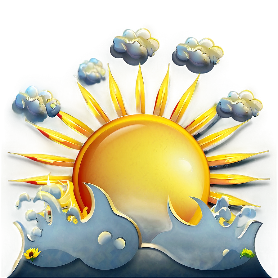 "Sunny Day Weather Icon PNG" ysm PNG with transparent background