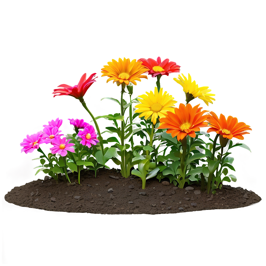 Sunny Flower Bed Png Vqi