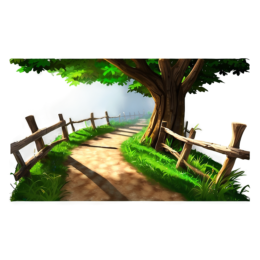 Sunny Forest Pathway PNG fws PNG image with a transparent background, free high-resolution download