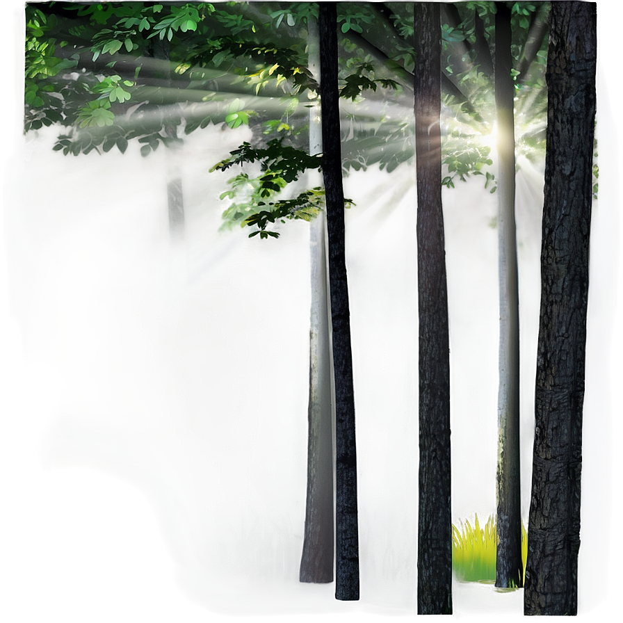 Sunrays In Forest Scene Png 06272024