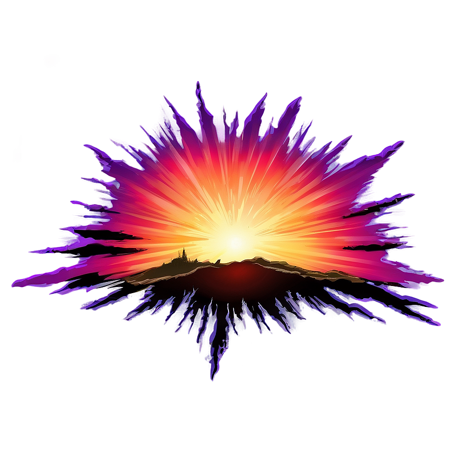 Sunrise Blast Background Png 06252024