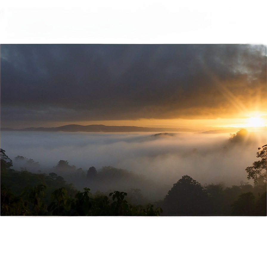 Sunrise Fog Png 70