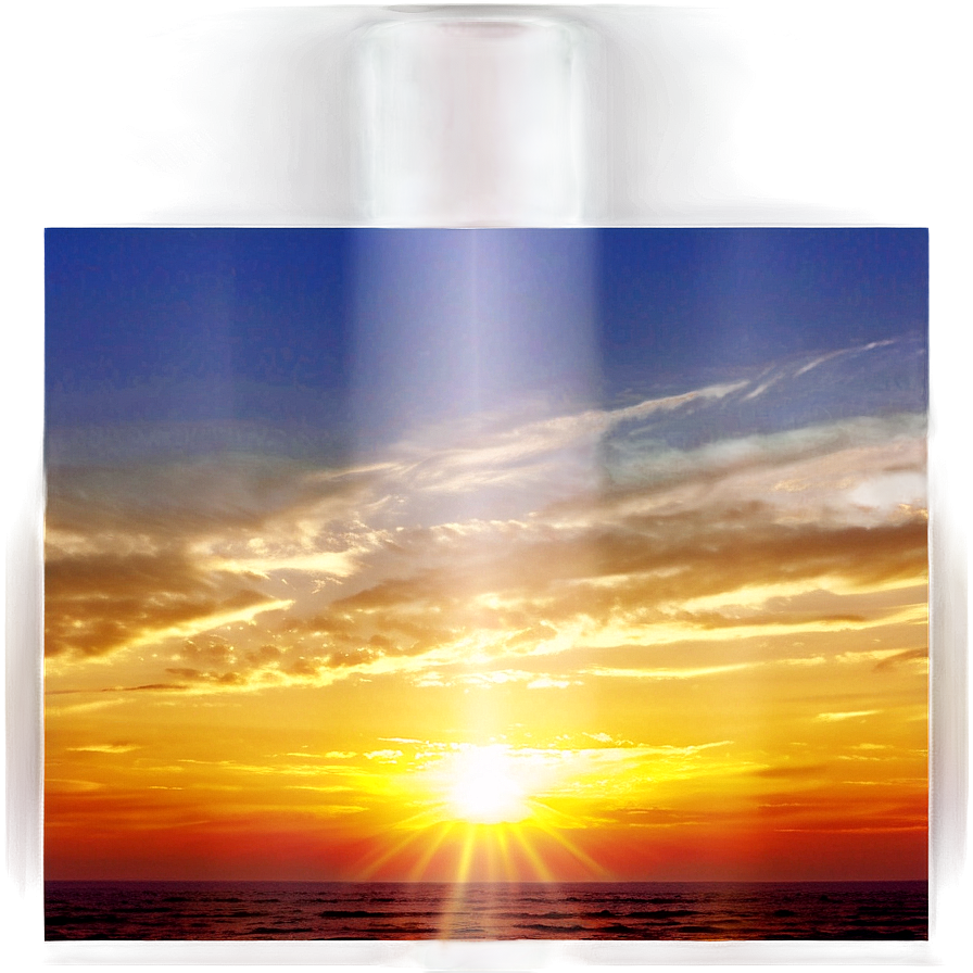 Sunrise Light Horizon Png Bsx