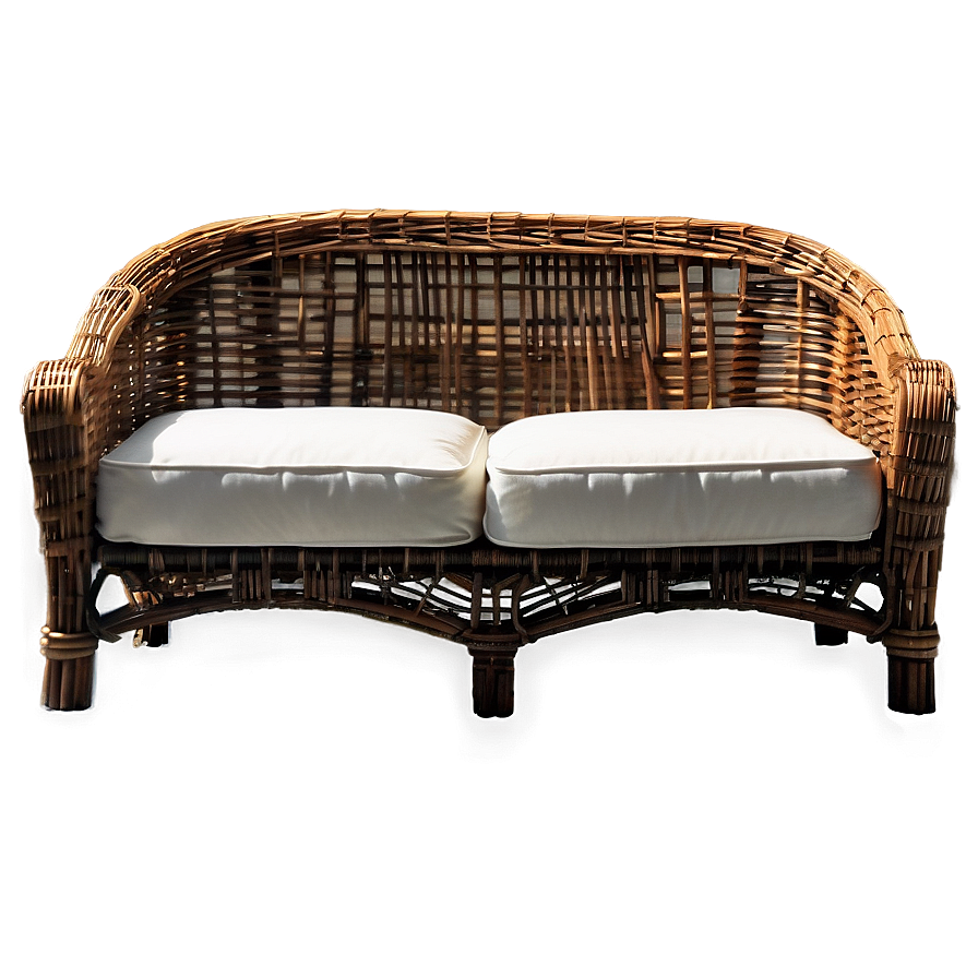 Sunroom Wicker Couch Png Xbu