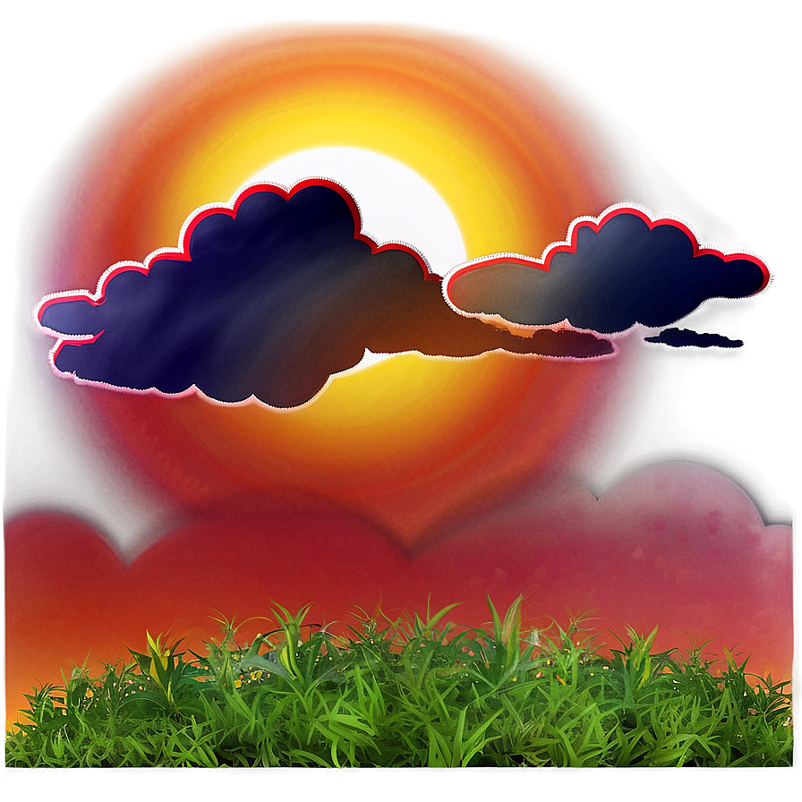 Sunset Clouds Background Png Gub40