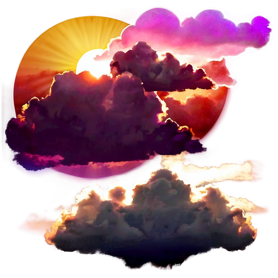 Sunset Clouds Background Png Qcg50