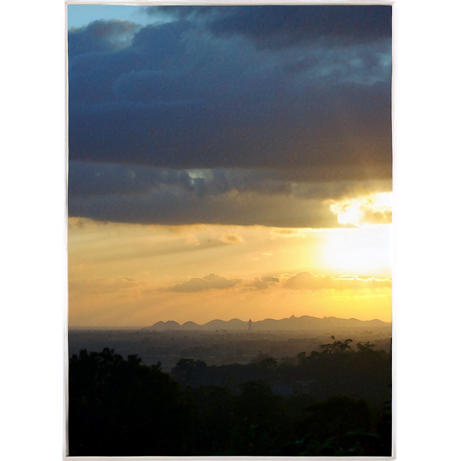 Sunset From The Hilltop Png Uil