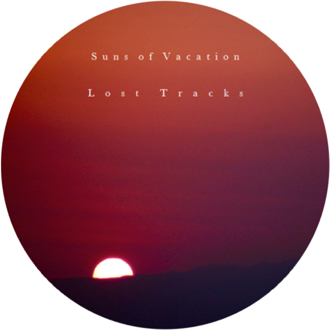 Sunset Silhouette Album Cover PNG with transparent background