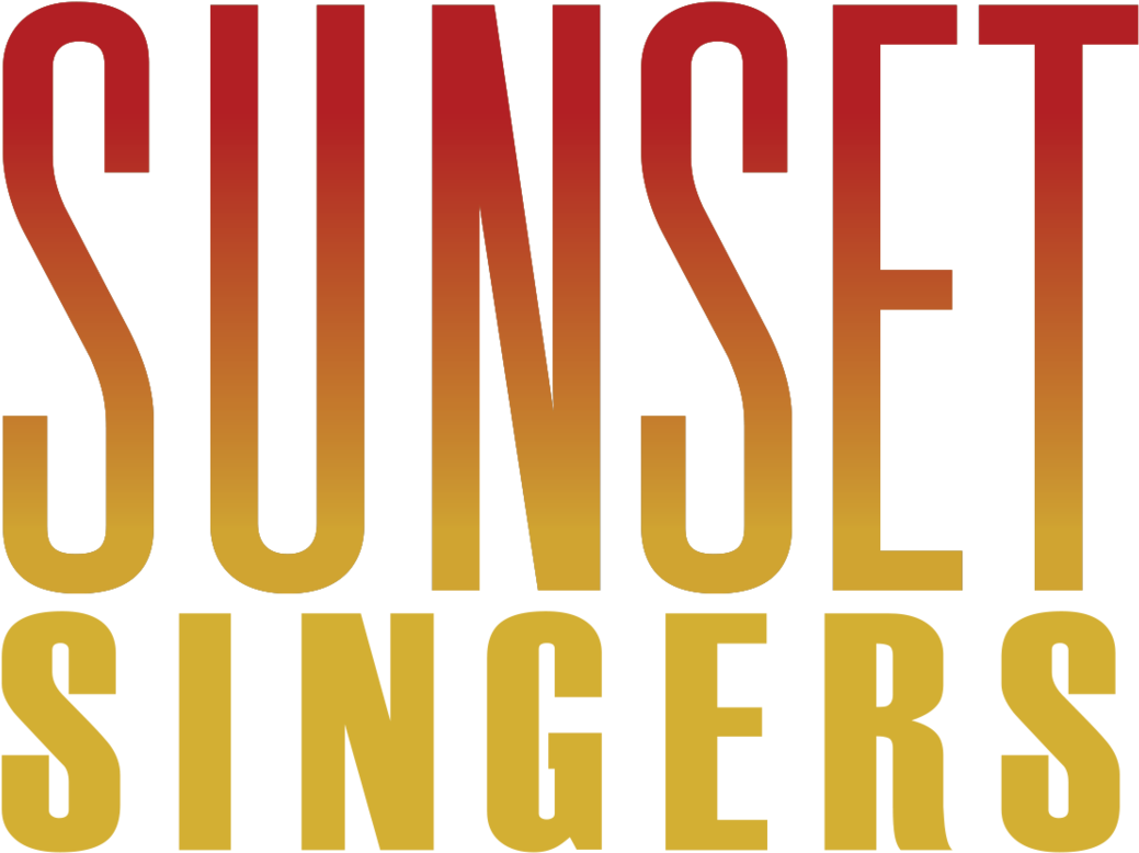 Sunset_ Singers_ Band_ Logo PNG with transparent background