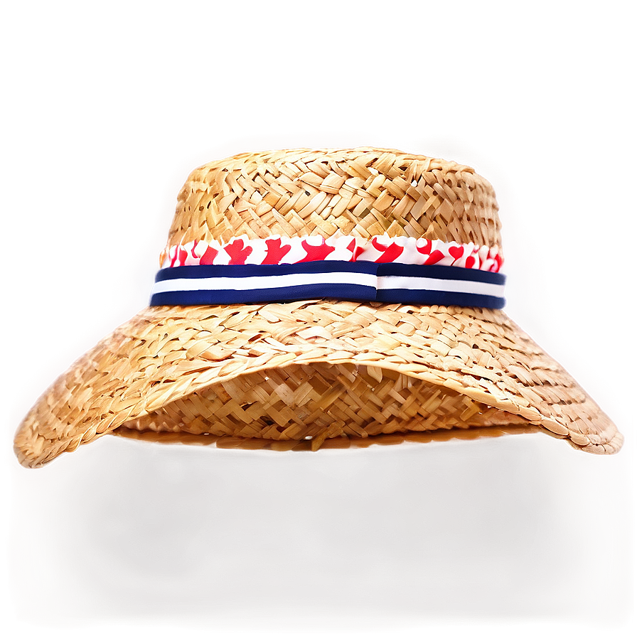 Sunshade Straw Hat Png 05252024