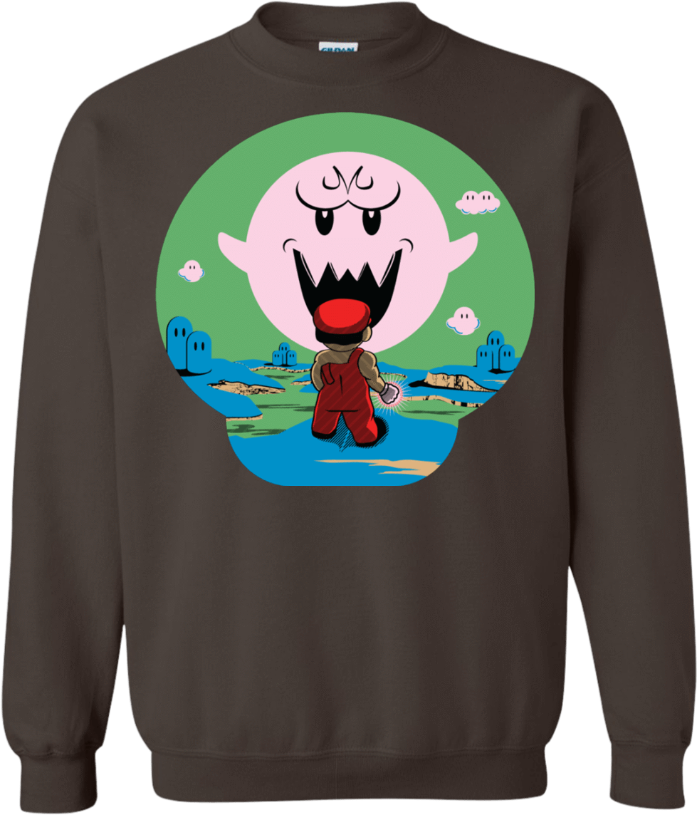 Super Mario Boo Sweatshirt Design