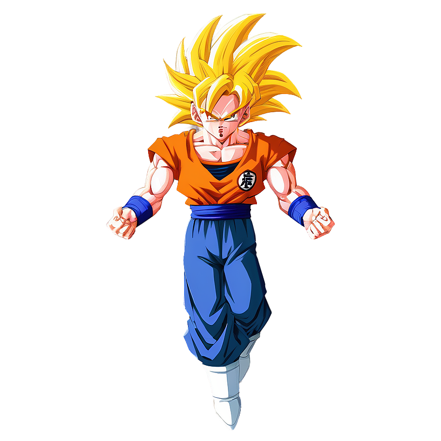 Super Saiyan 3 Goku In Flight Png 06252024