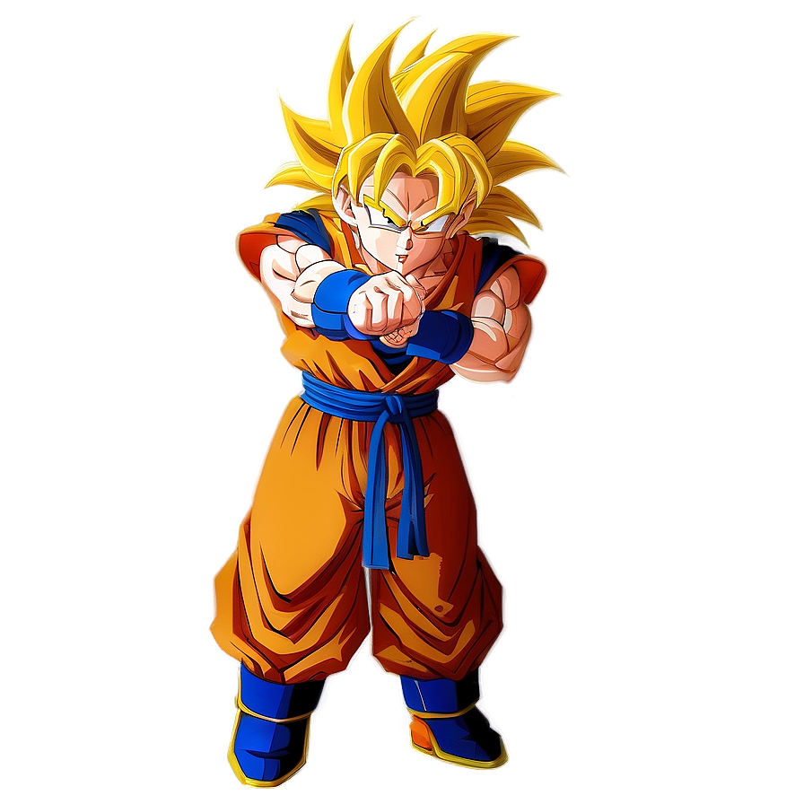 Super Saiyan 3 Goku In Space Png Mku88