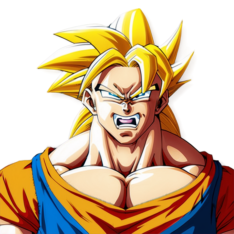 Super Saiyan 3 Goku's Roar Png Mwp45