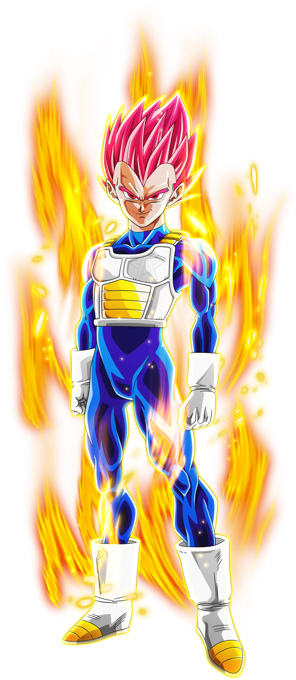 Super Saiyan Aura Character Illustration