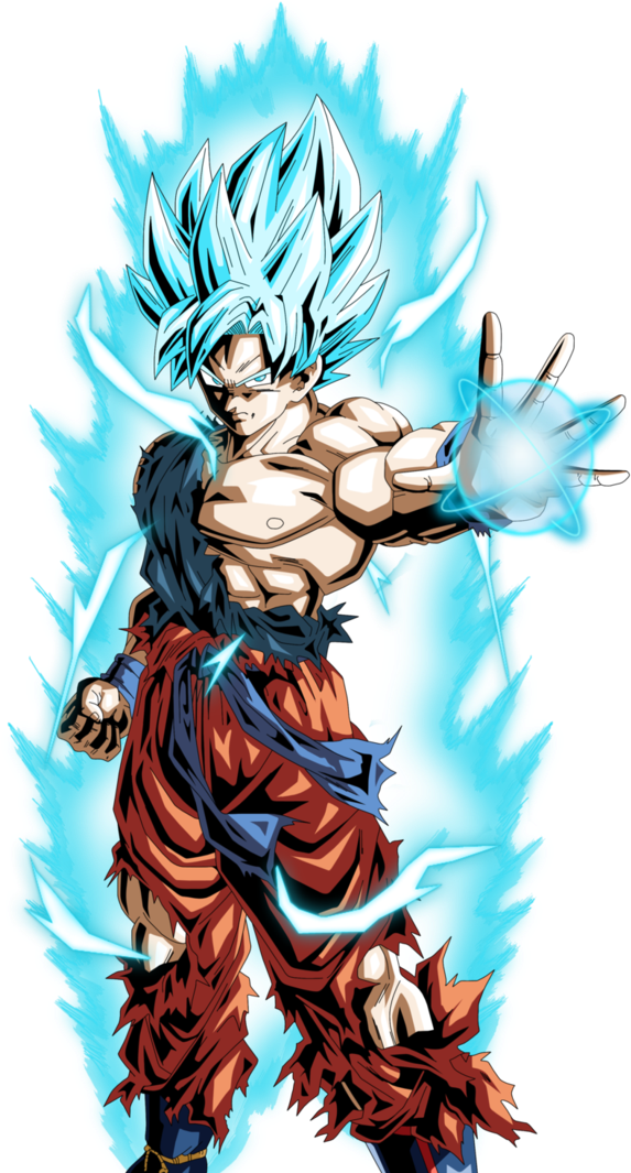 Super Saiyan Blue Goku Power Up