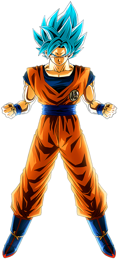 Super Saiyan Blue Goku Standing