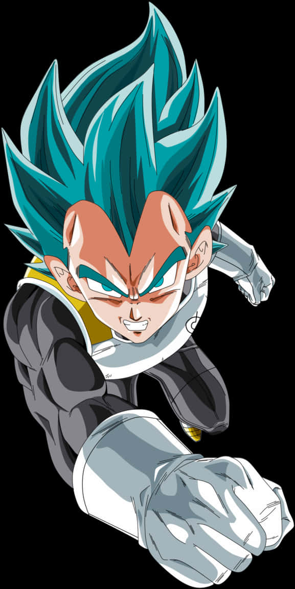 Super Saiyan Blue Vegeta Action Pose