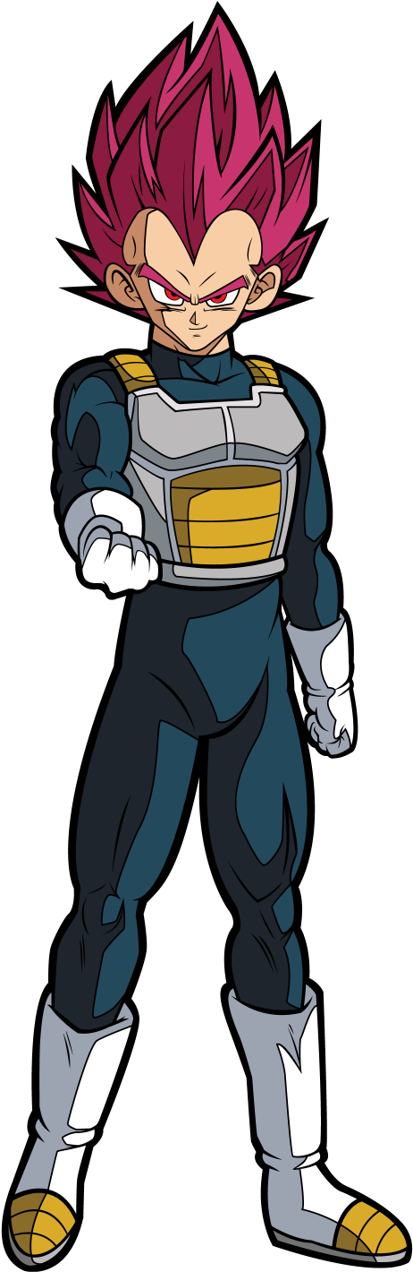 Super Saiyan God Vegeta Standing