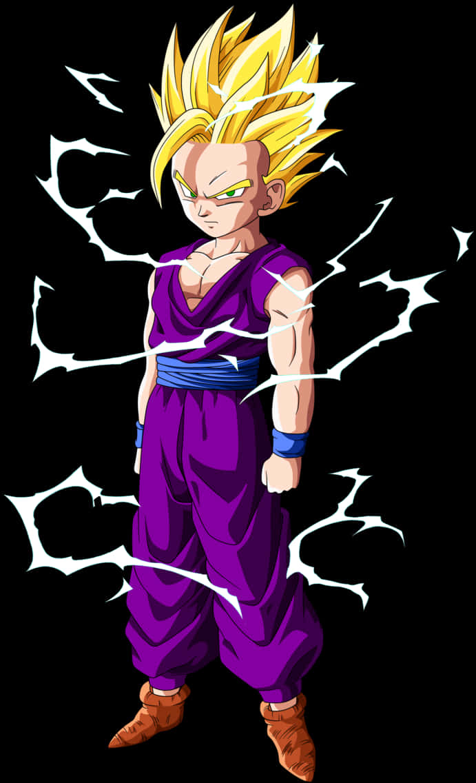 Super Saiyan Gohan Power Up