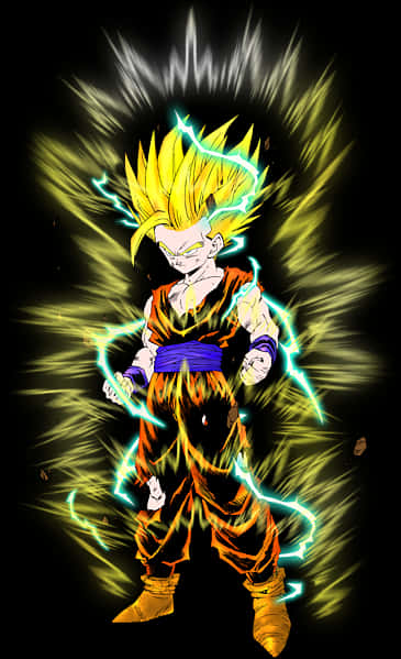 Super Saiyan Gohan Power Up