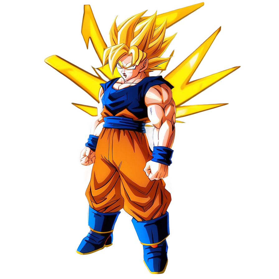 Super Saiyan Goku Hair Png Cur15