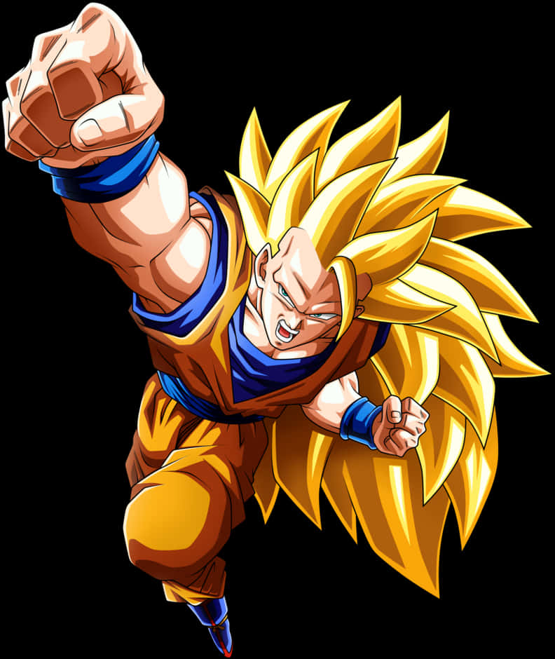 Super Saiyan Goku Power Up