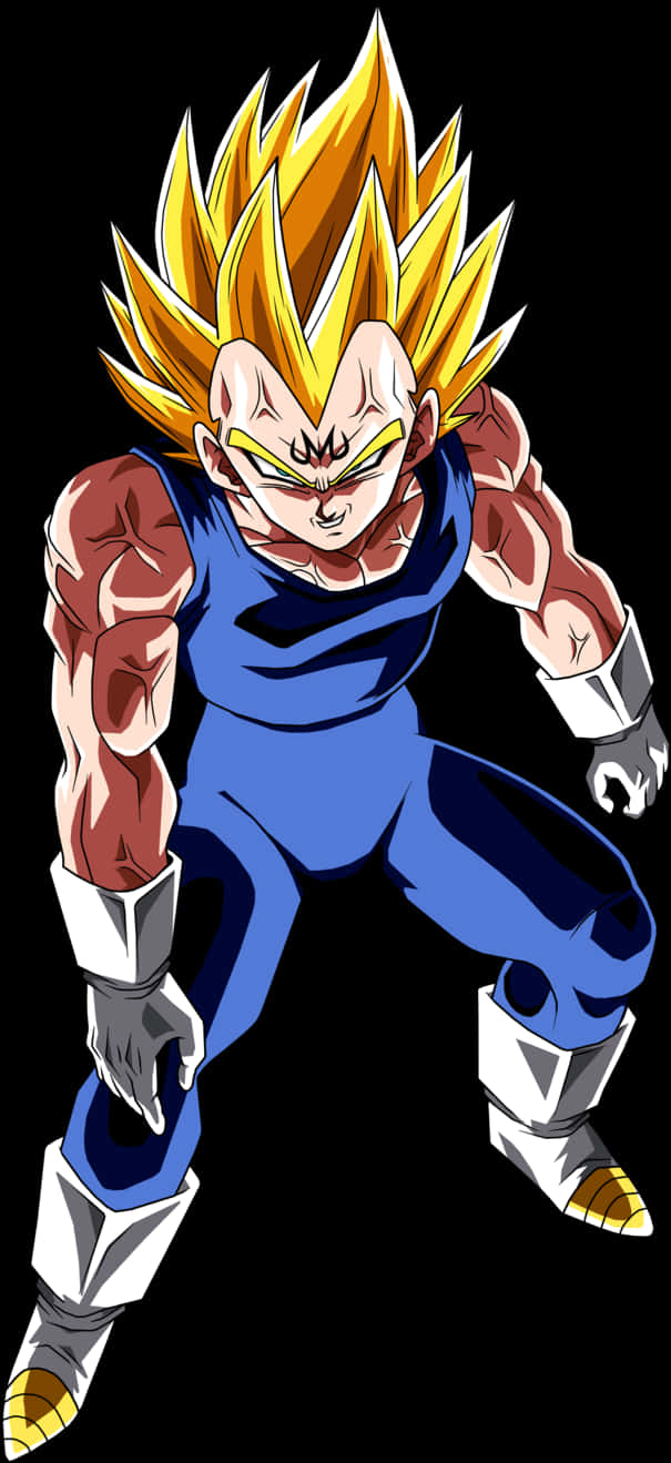 Super Saiyan Vegeta Power Stance