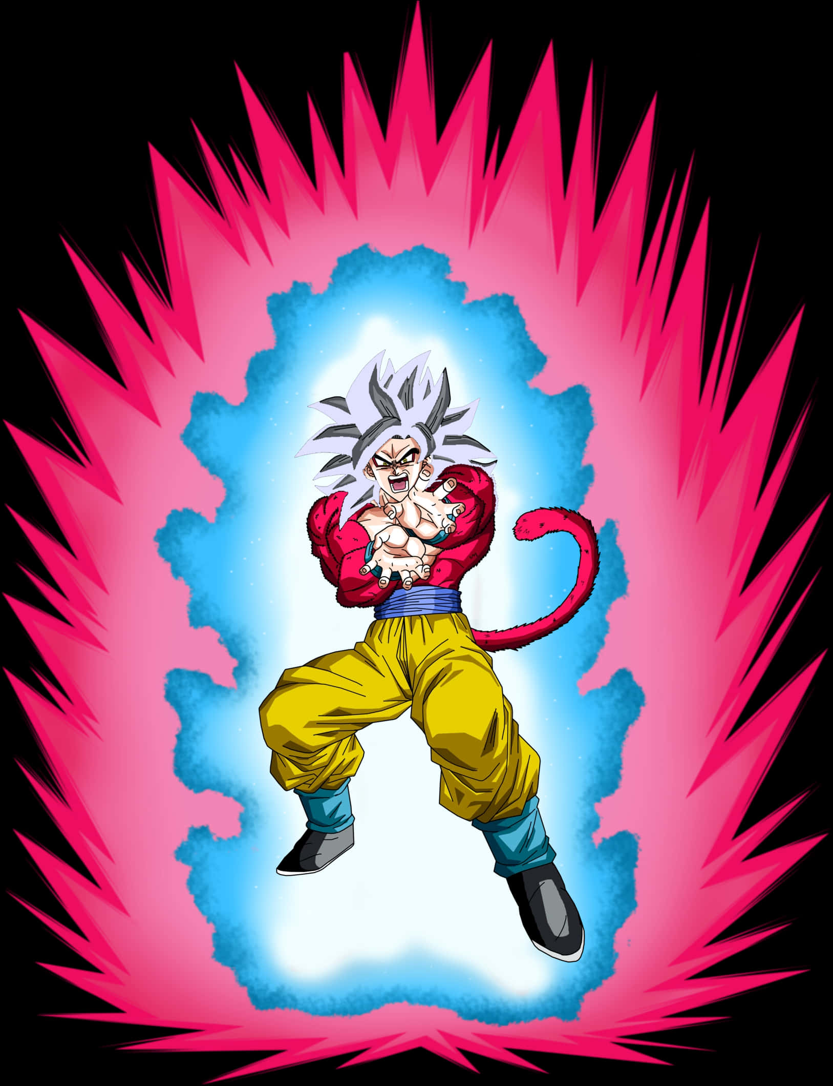 Super Saiyan4 Goku Power Aura