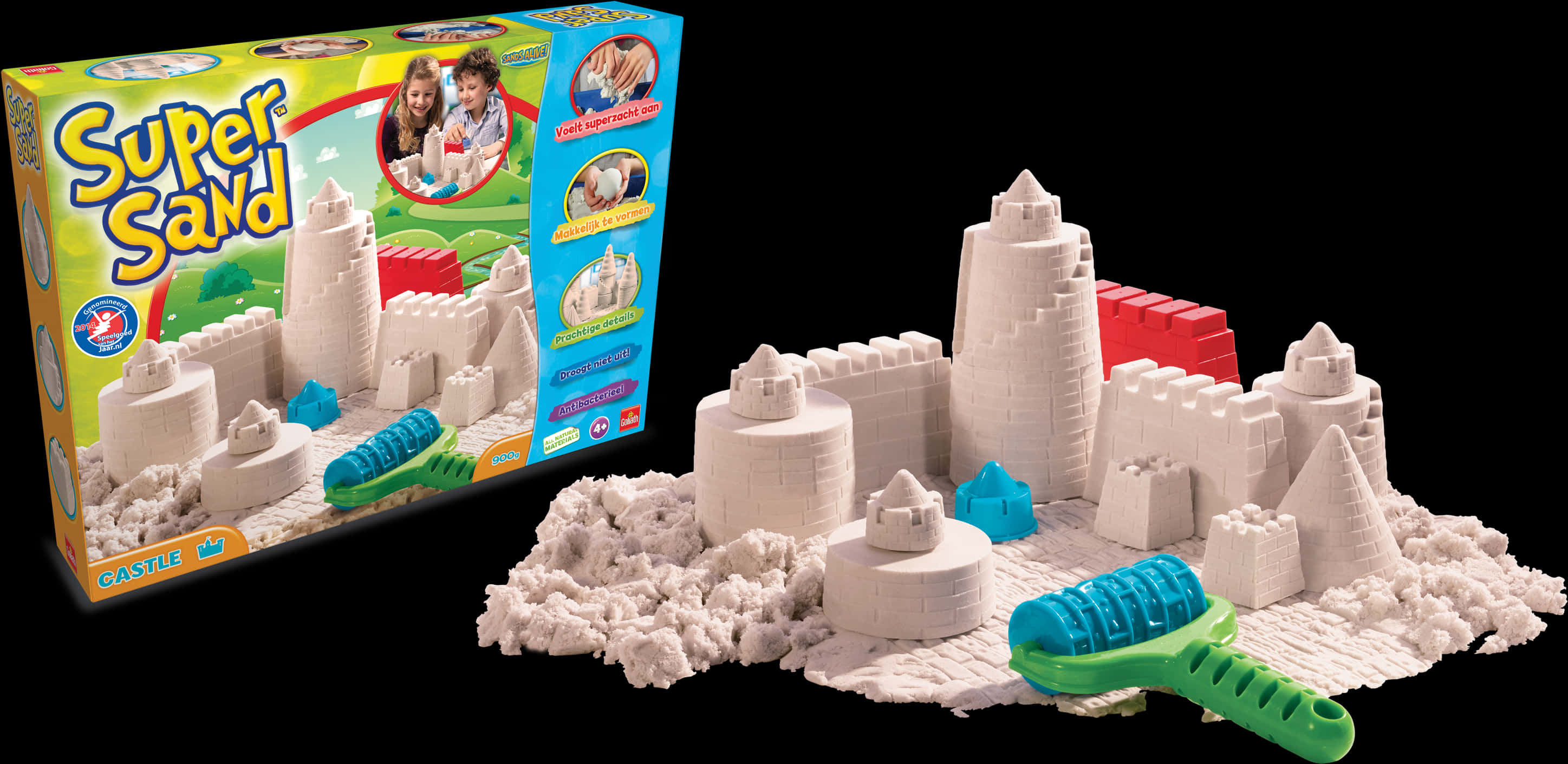 Super Sand Castle Playset PNG with transparent background