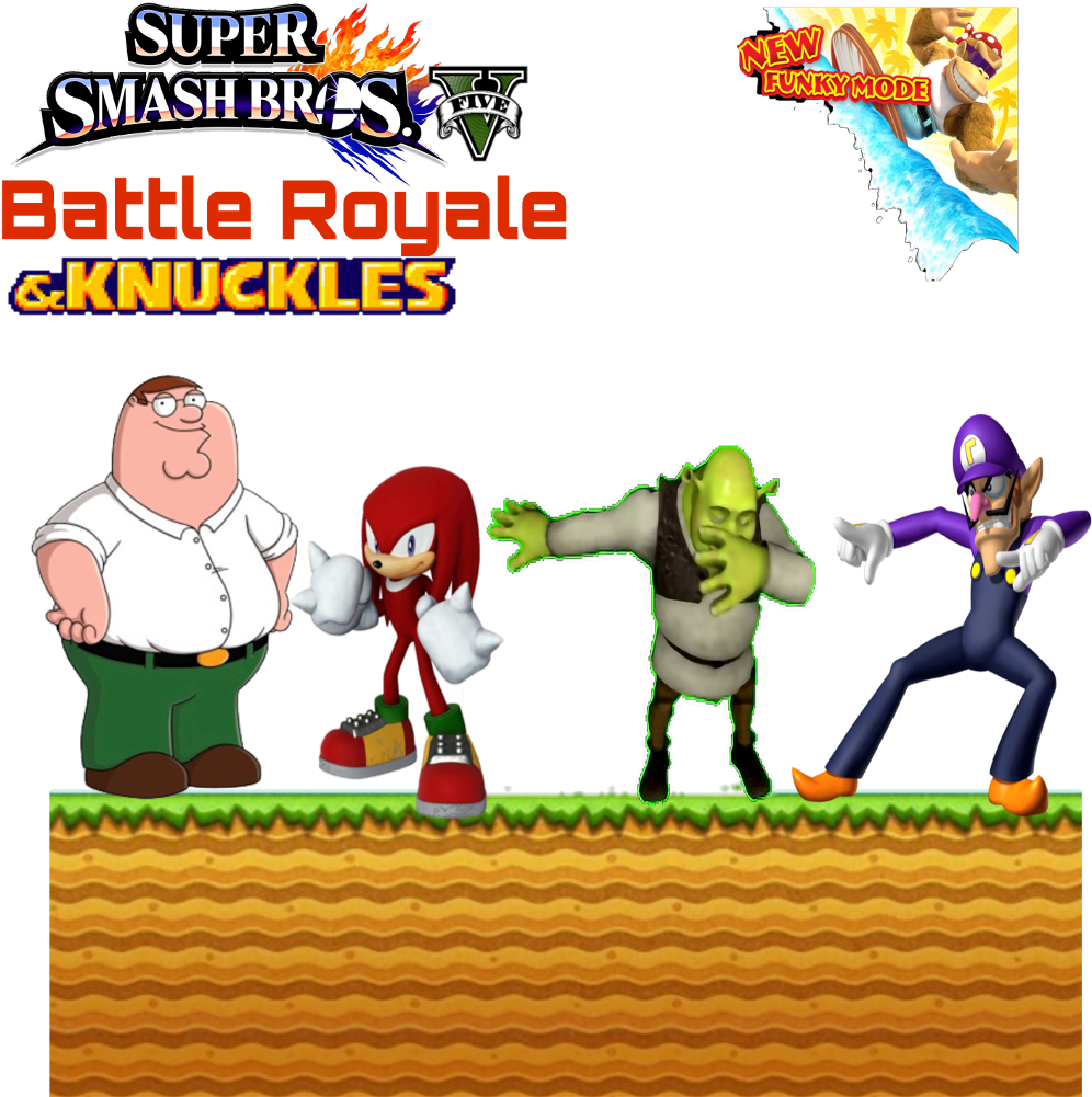 Super Smash Bros Battle Royale Knuckles Parody