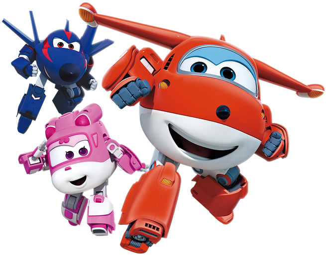 Super Wings Characters Flying