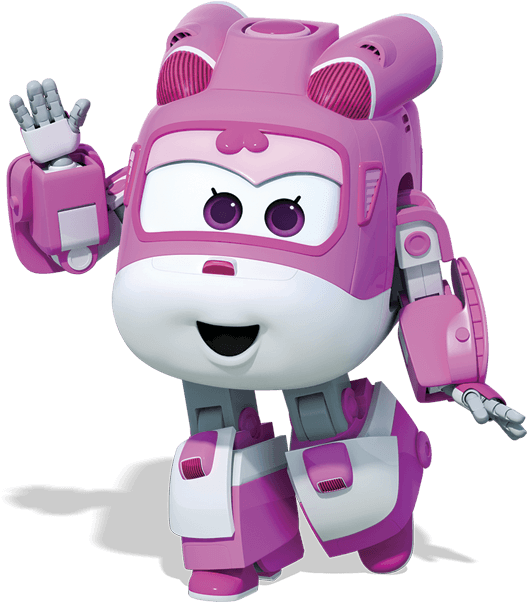 Super Wings Dizzy Character Render