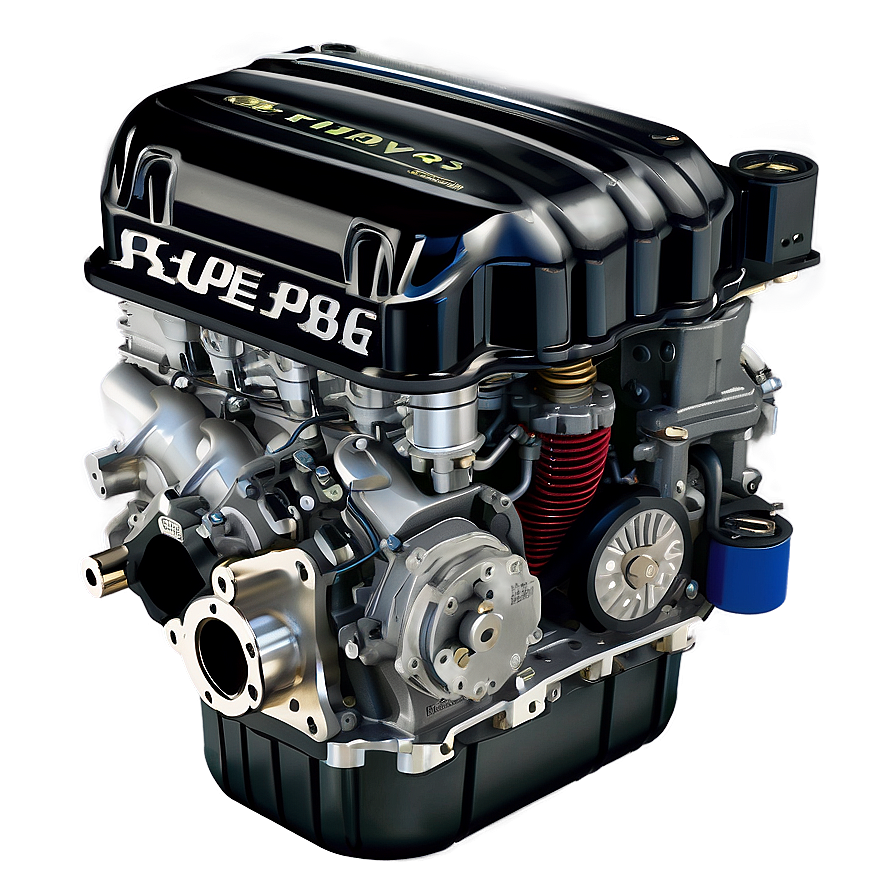 Supercharged Car Engine Layout Png 53