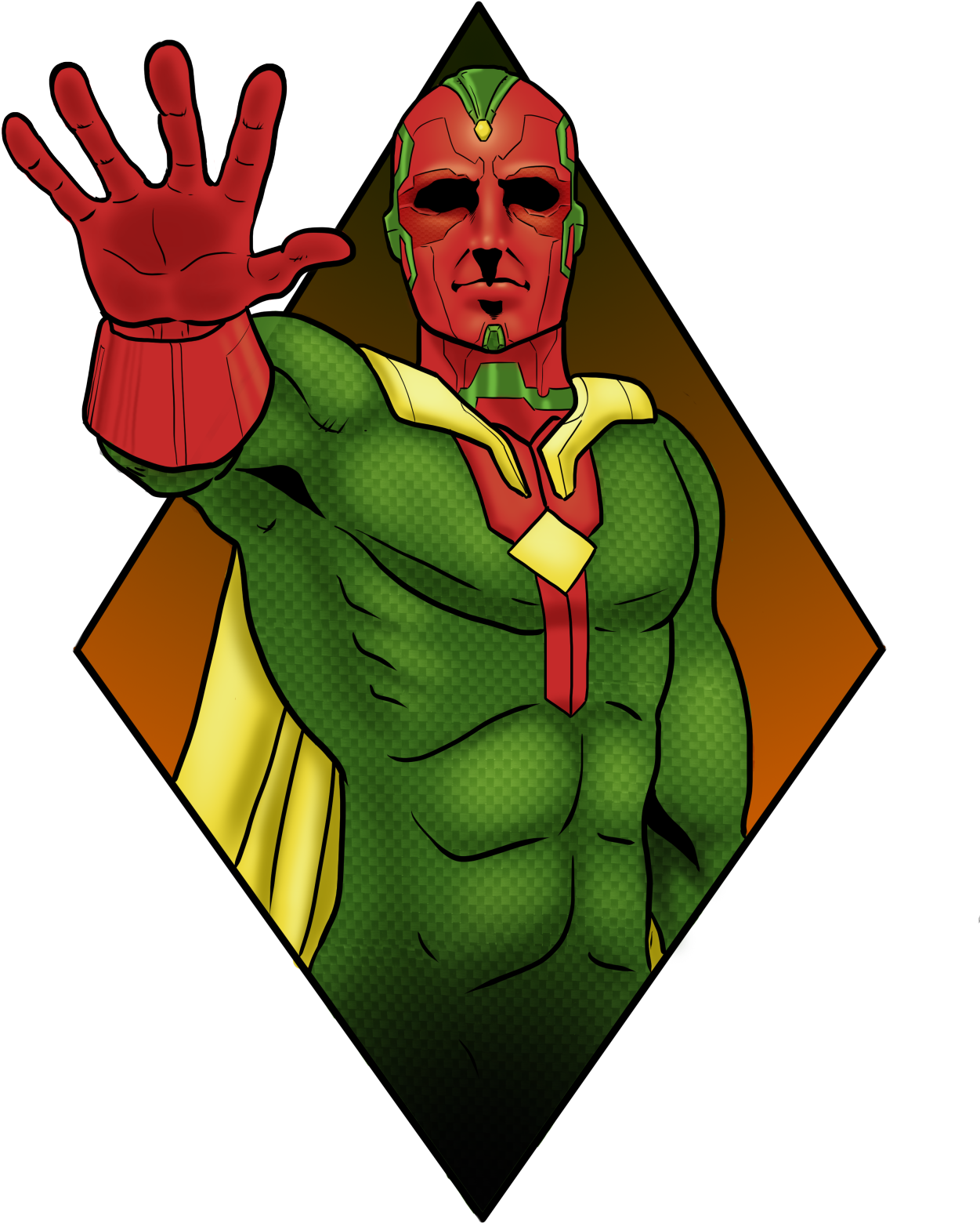 Mcu Vision Vision Marvel Movies Avengers - Vision, HD Png Download PNG image with a transparent background, free high-resolution download