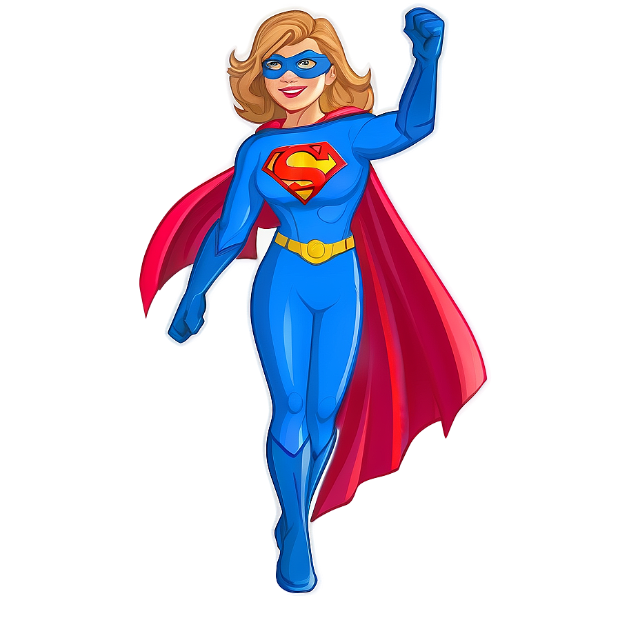 Superhero Girl Graphic Png 05032024